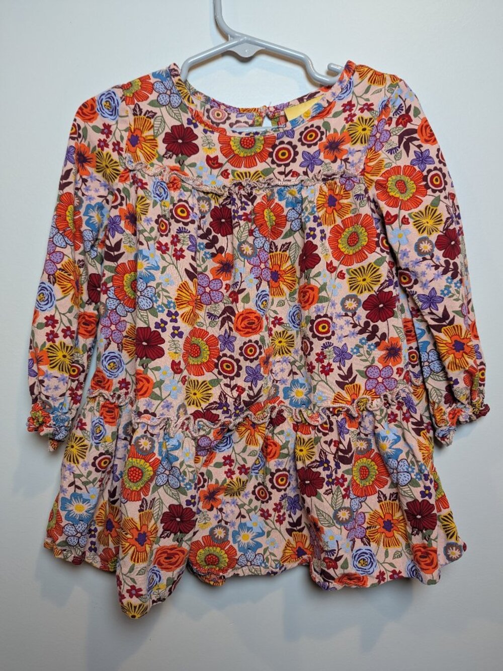 THEREABOUTS TODDLER GIRL SIZE 2T FLORAL BOHO FLOWY DRESS